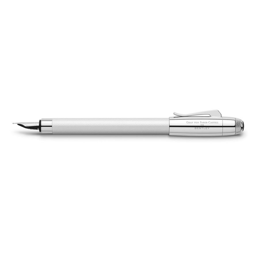 Graf-von-Faber-Castell - Fountain pen Bentley White Satin M