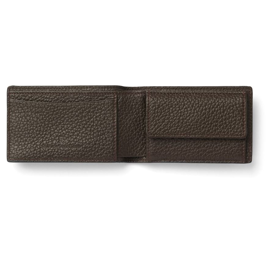Graf-von-Faber-Castell - Small wallet Cashmere, Dark Brown