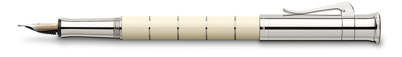 Graf-von-Faber-Castell - Fountain pen Classic Anello Ivory M