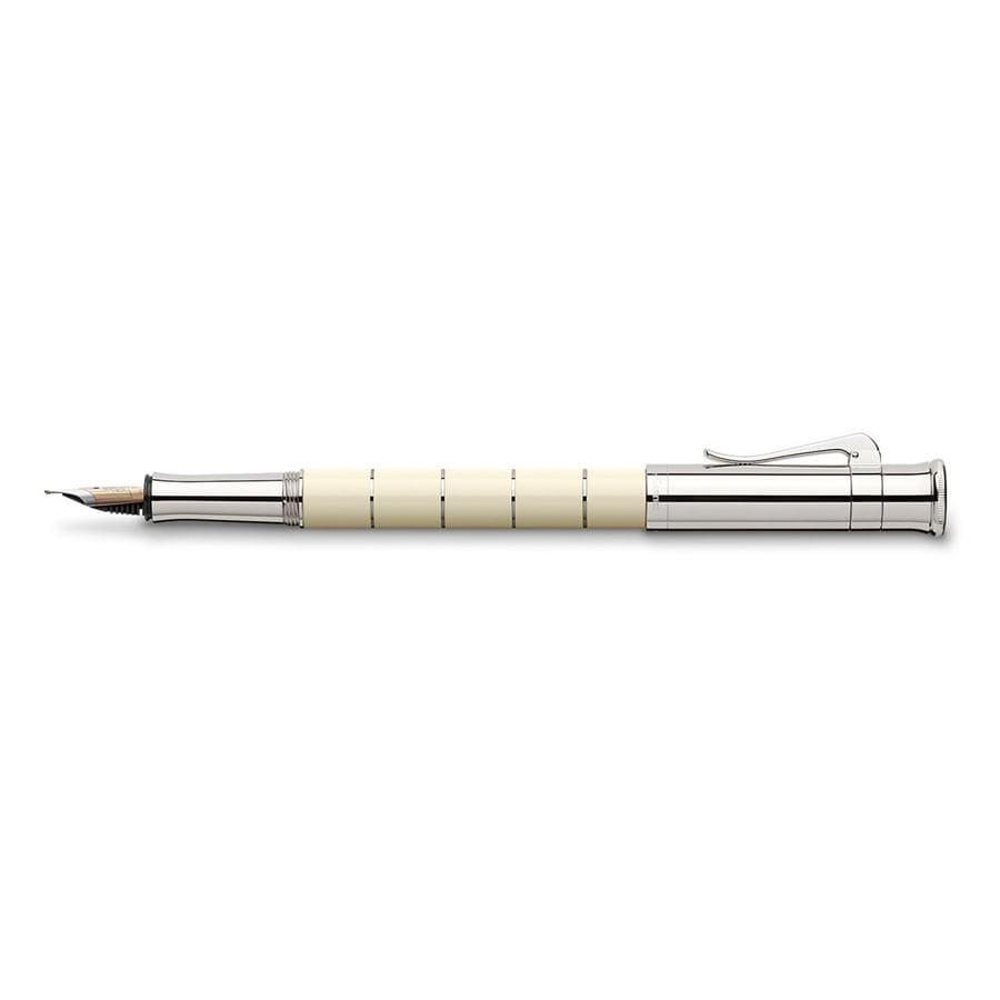 Graf-von-Faber-Castell - Fountain pen Classic Anello Ivory OM