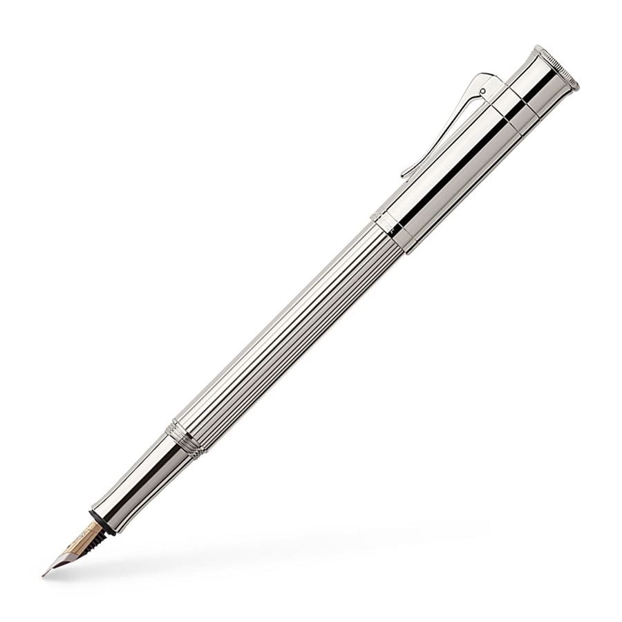 Graf-von-Faber-Castell - Fountain pen Classic platinum-plated OB