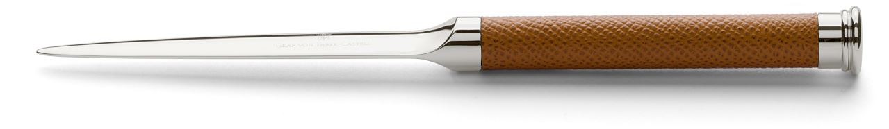 Graf-von-Faber-Castell - Letter opener Epsom Cognac