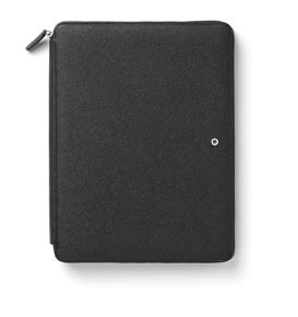 Graf-von-Faber-Castell - Writing case A4 Epsom, zipper/ tablet compartment, black