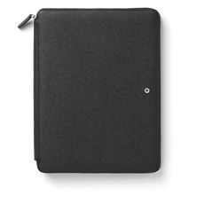 Graf-von-Faber-Castell - Writing case A4 Epsom, zipper/ tablet compartment, black