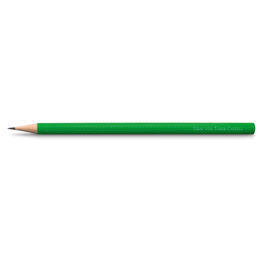 Graf-von-Faber-Castell - 3 graphite pencils Guilloche, Viper Green