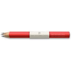 Graf-von-Faber-Castell - 3 graphite pencils Guilloche, India Red
