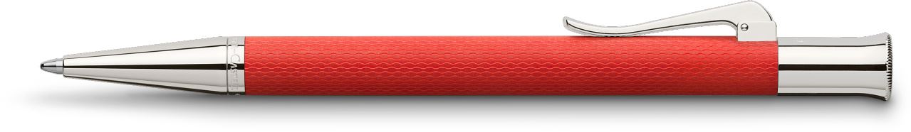 Graf-von-Faber-Castell - Ballpoint pen Guilloche India Red