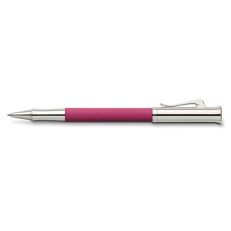 Graf-von-Faber-Castell - Rollerball pen Guilloche Electric Pink