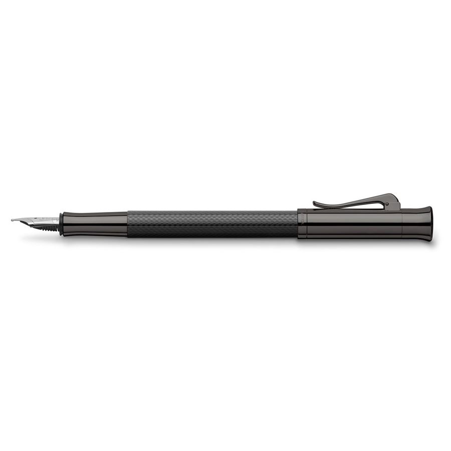 Graf-von-Faber-Castell - Fountain pen Guilloche Black Edition EF