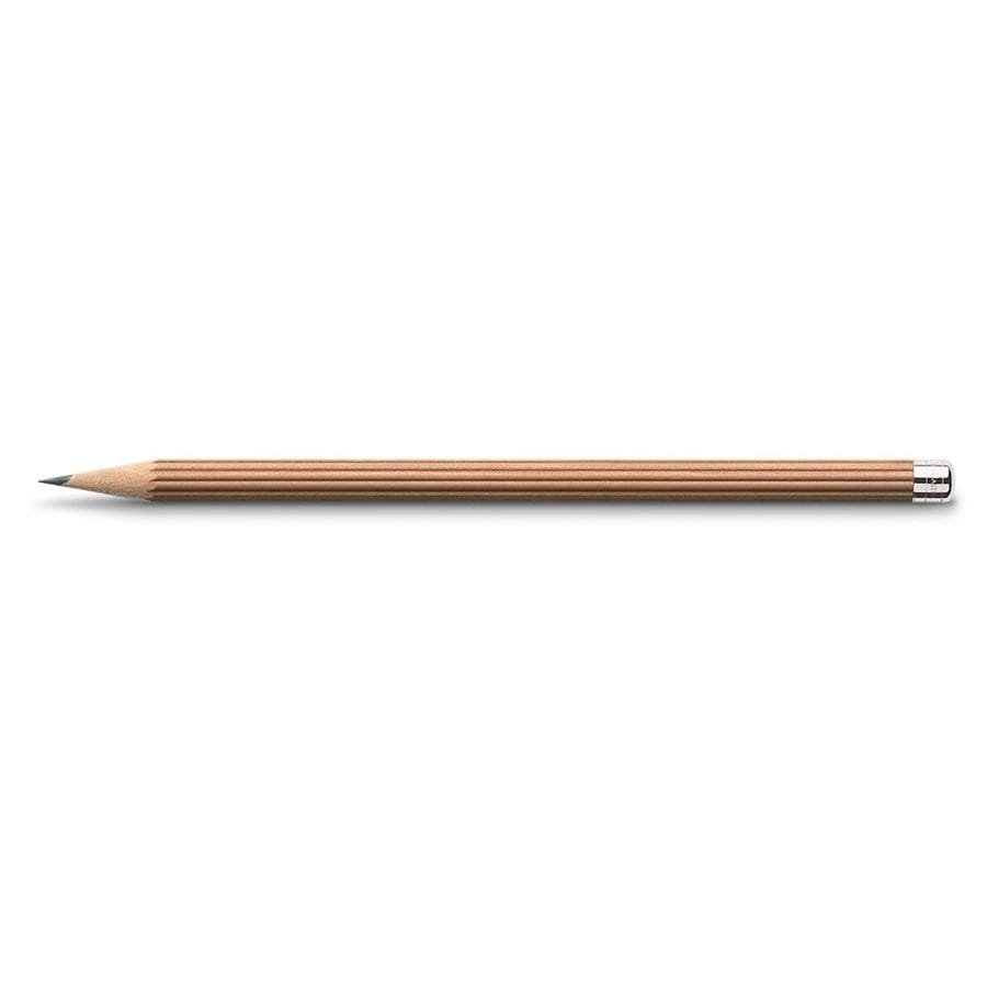 Graf-von-Faber-Castell - 6 graphite pencils with silver cap