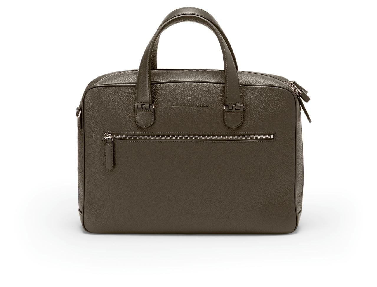 Graf-von-Faber-Castell - Briefcase with one compartment Cashmere, dark brown