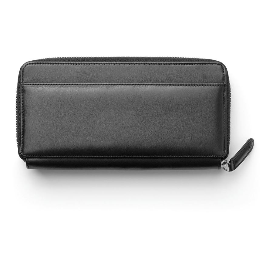 Graf-von-Faber-Castell - Zipped purse patent, black smooth
