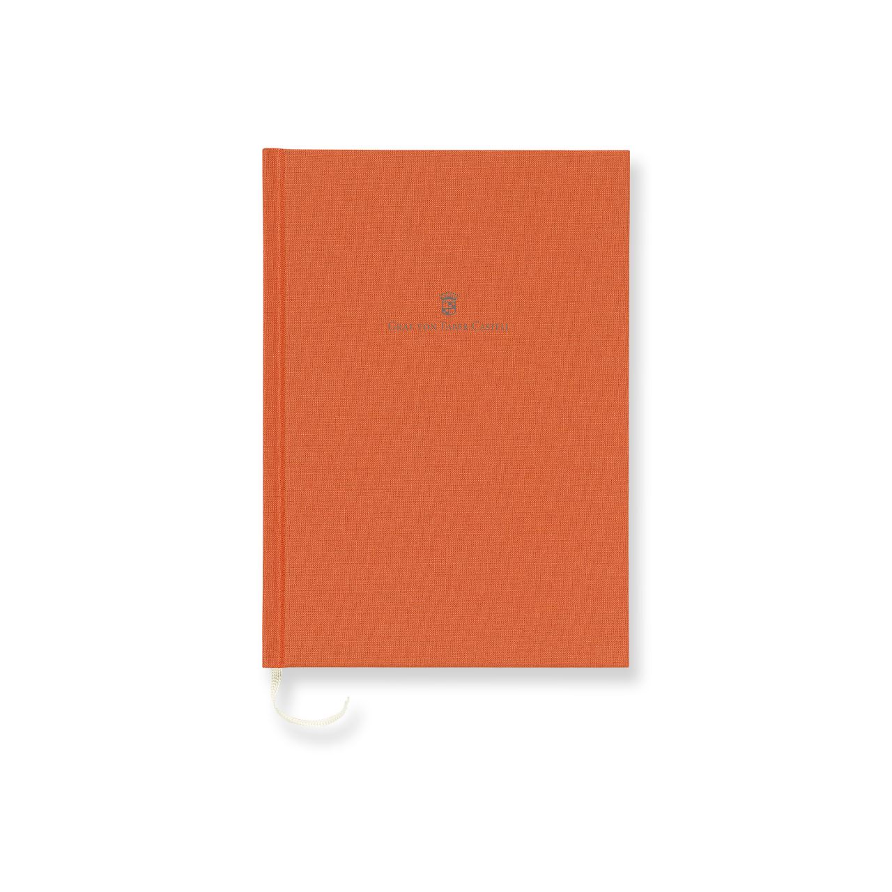 Graf-von-Faber-Castell - Linen-bound book A5 Burned Orange