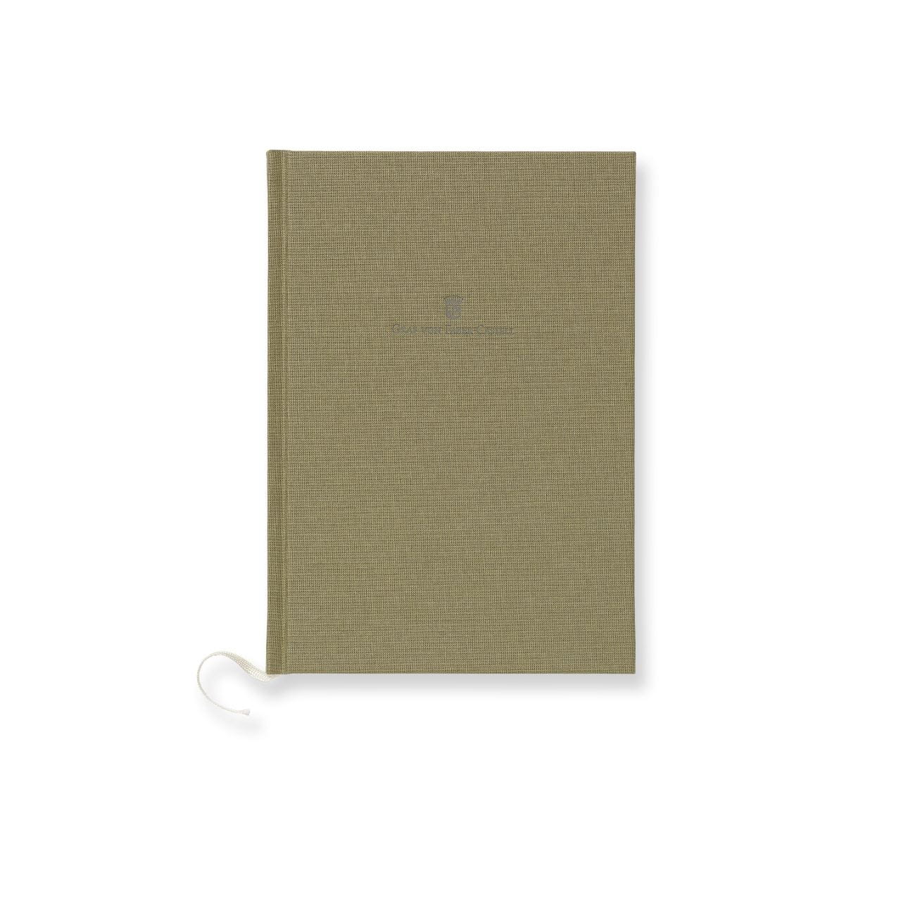 Graf-von-Faber-Castell - Notebook with linen cover A5 Olive Gr.