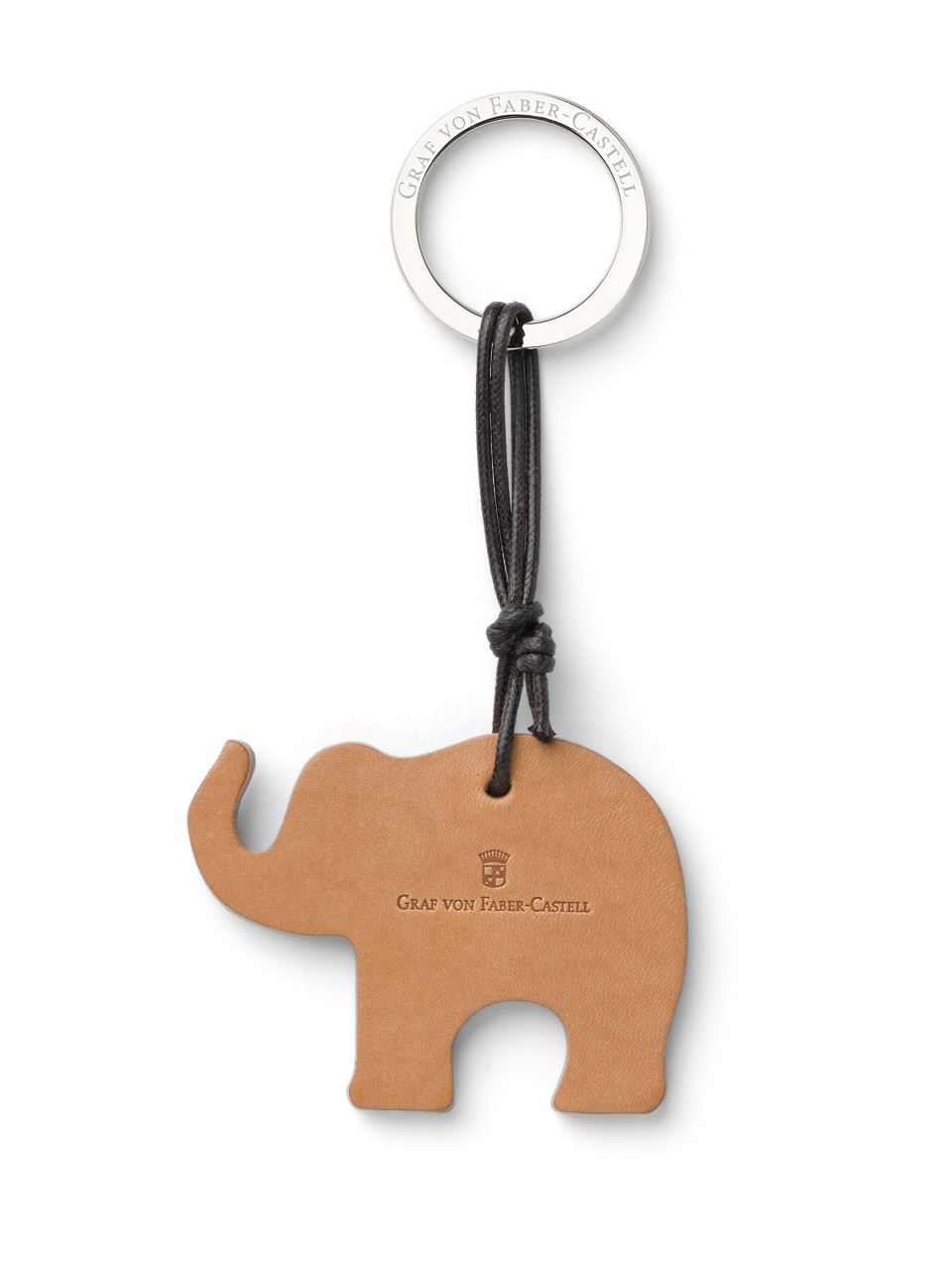 Graf-von-Faber-Castell - Key fob Elephant, Natural
