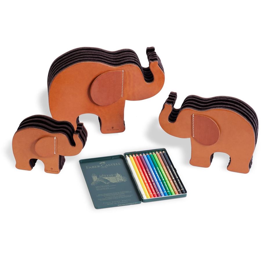 Graf-von-Faber-Castell - Pen holder Elephant small, Natural