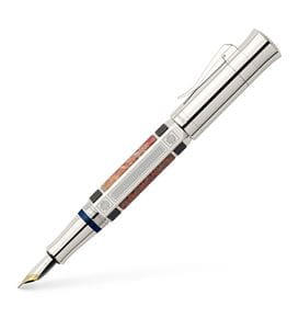 Graf-von-Faber-Castell - Fountain pen, Pen of the Year 2014 platinum-plated, Medium