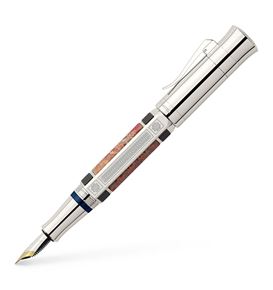 Graf-von-Faber-Castell - Fountain pen, Pen of the Year 2014 platinum-plated, Fine
