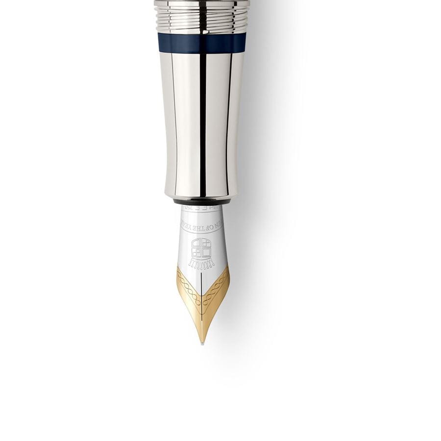 Graf-von-Faber-Castell - Fountain pen Pen of the Year 2018 platinum-plated, Medium